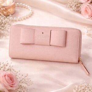 Kate Spade Pink Bow Wallet